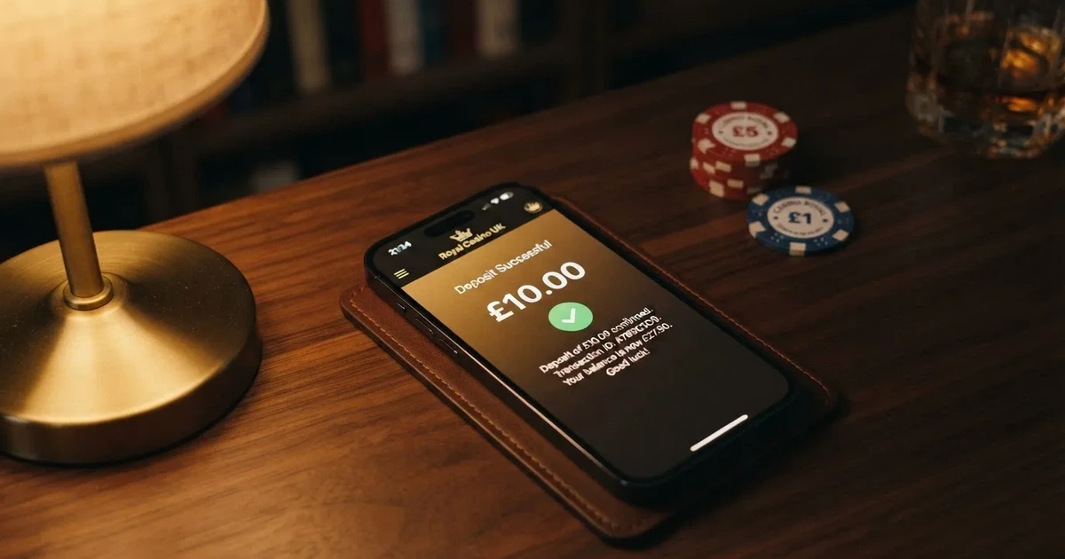 A phone screen showing a pay-by-phone-credit deposit confirmation